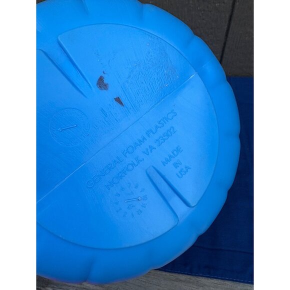 Blue Plastic Pumpkin Halloween Bucket Handle General Foam Trick or Treat - Picture 6 of 6